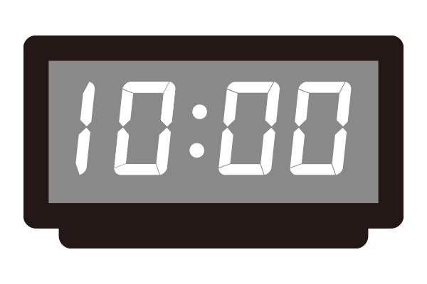 Digital 10:00